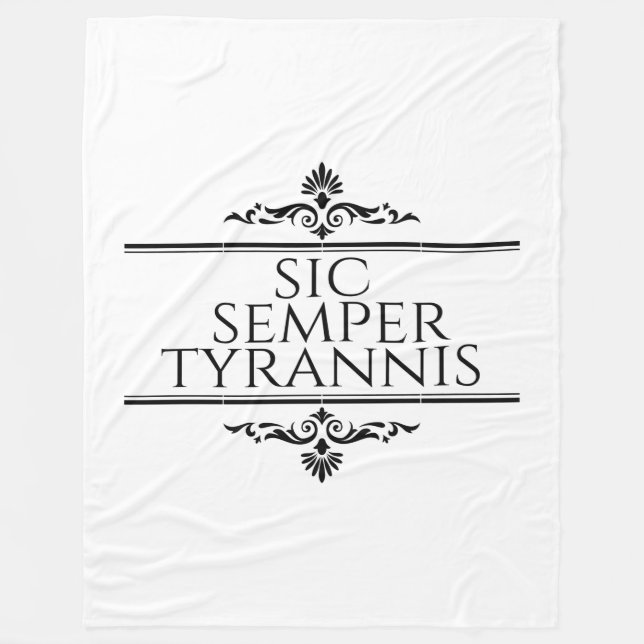 Manta Polar Sic Semper Tyrannis (Anverso)