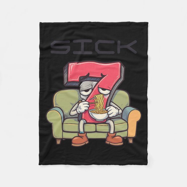 Manta Polar Sick Seven 67 Meme Seis Siete  (Anverso)