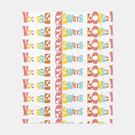 Manta Polar Siempre Estás Amado Patrón