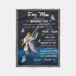 Manta Polar Siempre Que Te Extraño Un Regalo A Mamá