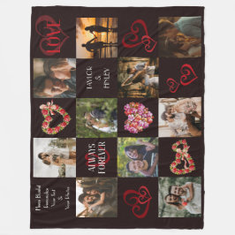 Manta Polar Siempre y para siempre Romántico Corazón Personali