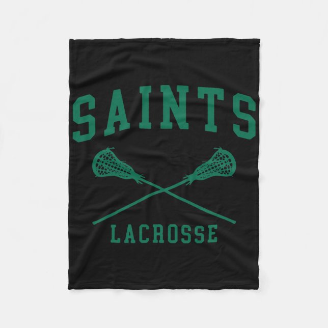 Manta Polar Siena College Saints Lacrosse Throwback Retro Cros (Anverso)