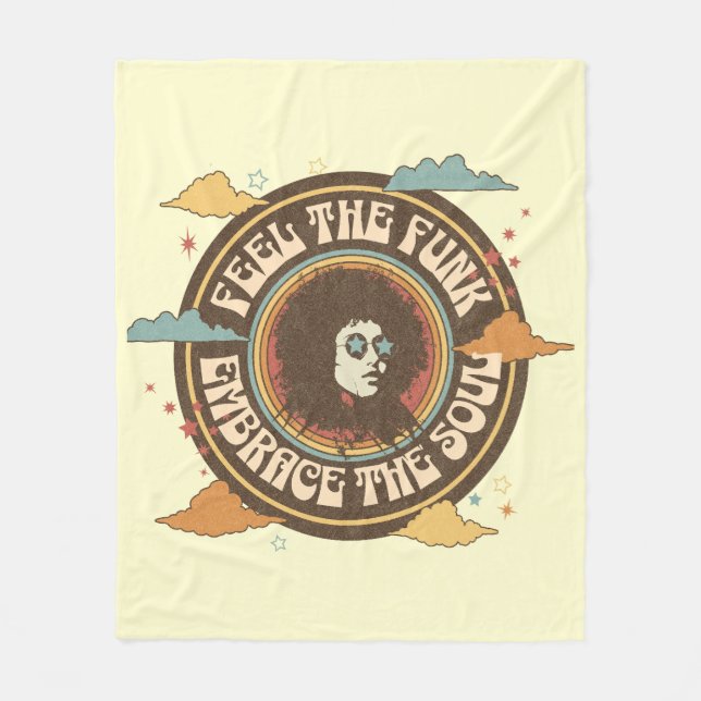 Manta Polar Siente el Funk, abraza el Alma (Anverso)