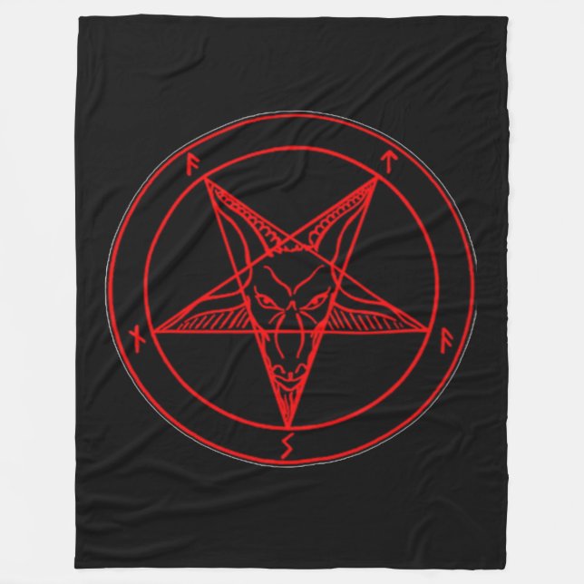 Manta Polar SIGIL de BAPHOMET (Anverso)