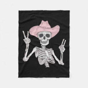 Manta Polar Signo de paz Vaquero Gorra Halloween Mexicano Occi