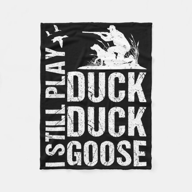 Manta Polar Sigo Jugando Graciosa Caza De Patos 1 (Anverso)