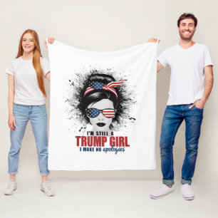 Manta Polar Sigo siendo una chica de Trump No me disculpo Trum
