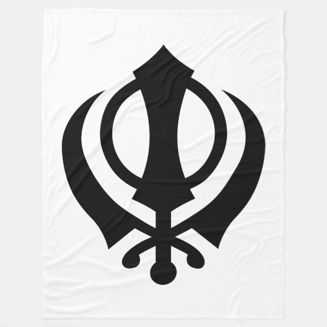 Manta Polar Sikh Khanda (Anverso)