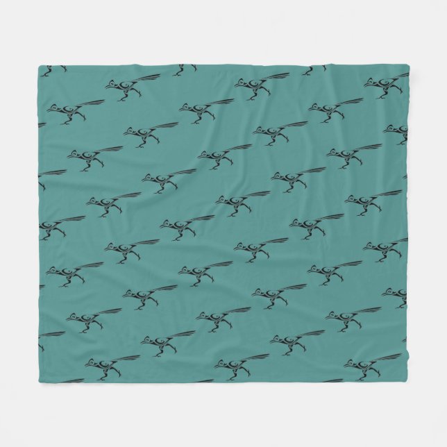 Manta Polar Silhouette Tribal Roadrunner (Frente (Horizontal))