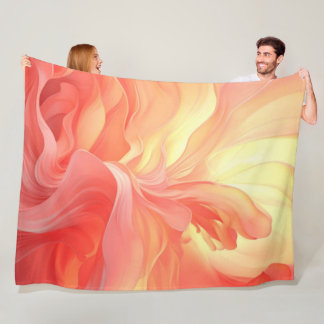 Manta Polar Silken Fluid Vector Coral in Pink and Ivory