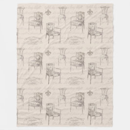 Manta Polar Sillas de Dulocke