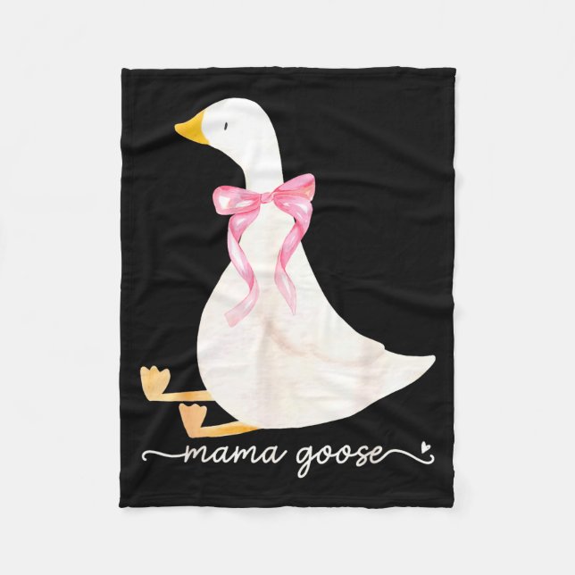 Manta Polar Silly Mama Goose Daddy Goose Matching Goose Family (Anverso)