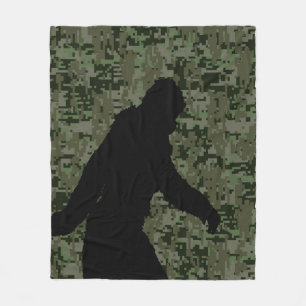 Manta Polar Silueta de Bigfoot en el camuflaje de Digitaces