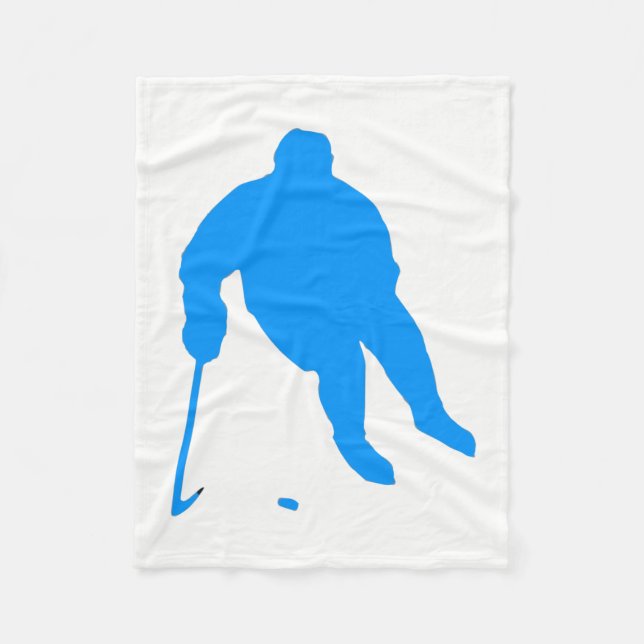 Manta Polar Silueta de Hockey (Anverso)