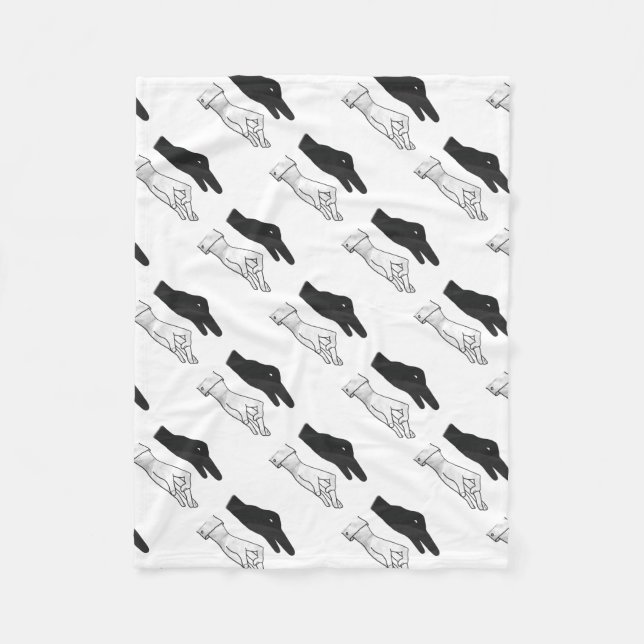 Manta Polar Silueta de mano de pato (Anverso)