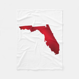 Manta Polar Silueta de mapa estatal de Florida