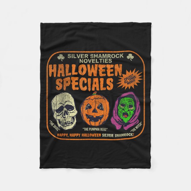 Manta Polar Silver Shamrock Novelties Halloween Specials  (Anverso)