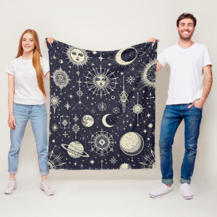 Manta Polar Símbolo de Fleece Blanket Cosmic Mythology Sun and