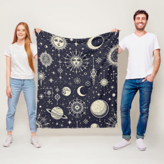 Manta Polar Símbolo de Fleece Blanket Cosmic Mythology Sun and