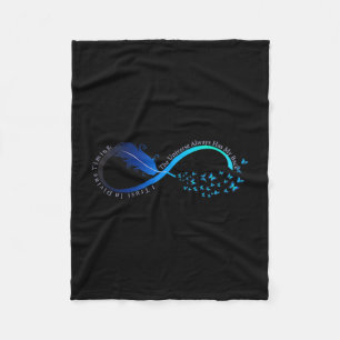 Manta Polar Símbolo de infinito femenino Retro Por siempre Sit