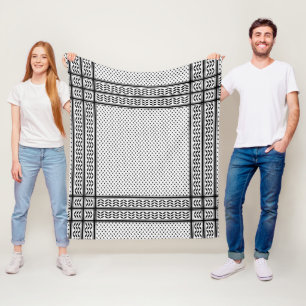 Manta Polar Símbolo de Keffiyeh del patrón de resistencia de P