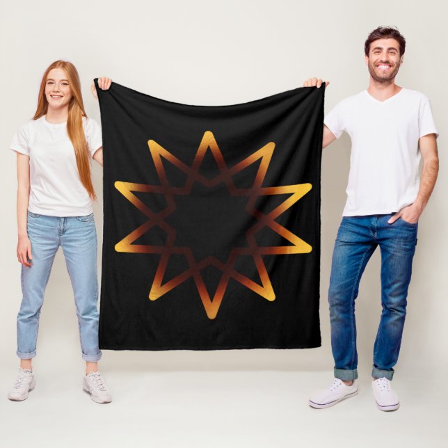 Manta Polar Símbolo de Naranja feroz de árbol de la vida (In situ)