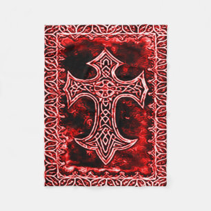 Manta Polar Símbolo gótico de la cruz de la sangre