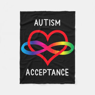 Manta Polar Símbolo infinito de autismo pro aceptación para Ne
