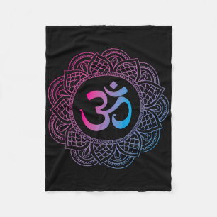 Manta Polar Símbolo Om Aum Ohm hindú Zen Tantra Yoga Día Namas