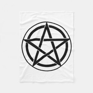 Manta Polar Símbolo pentagram - estrella de cinco puntas