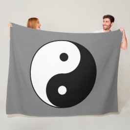 Manta Polar Símbolo Yin y Yang (taoísta chino Taijitu)