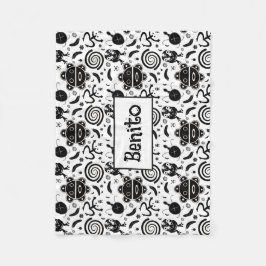 Manta Polar Símbolos taínos cultura de Puerto Rico