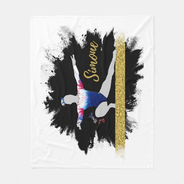 Manta Polar Simone Biles Blanket (Anverso)
