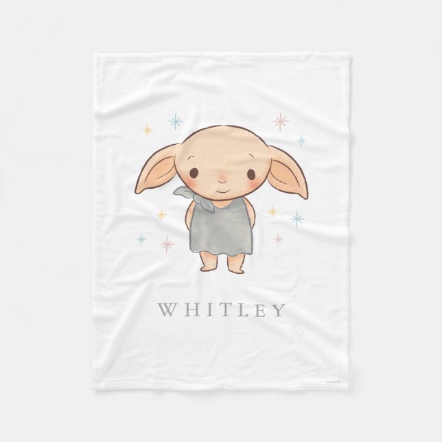 Manta Polar Simple Harry Potter - Dobby Baby Shower (Anverso)