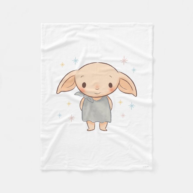 Manta Polar Simple Harry Potter - Dobby Baby Shower (Anverso)