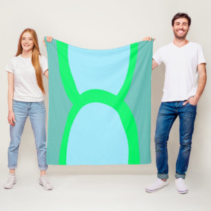 Manta Polar simple personalizado mínimo añadir su dirección de