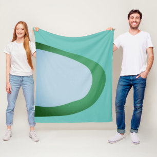 Manta Polar simple personalizado mínimo añadir su dirección de