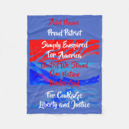 Manta Polar Simplemente Incentivado Para América Una Nación Ba