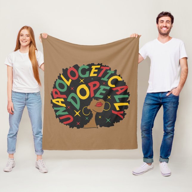 Manta Polar Sin arrepentimiento, negro Chica africano (In situ)