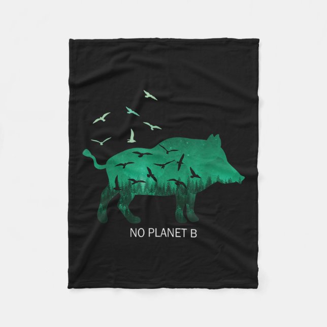 Manta Polar Sin clima de protección ambiental del planeta B (Anverso)