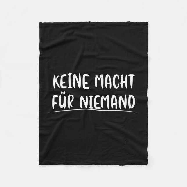 Manta Polar Sin poder para nadie Política Protección ambiental (Anverso)