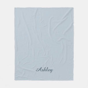 Manta Polar Sin tiempo - Blue Mist Name Fleece Blanket