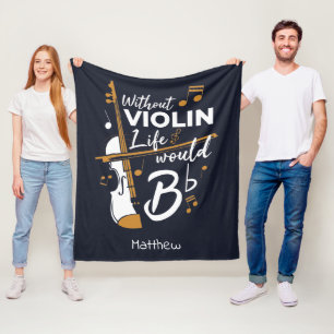 Manta Polar Sin Violín, la vida sería violinista sin rodeos