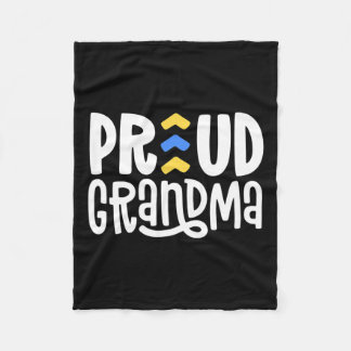 Manta Polar Síndrome de Down Abuela Awareness Giers Lucky Arro