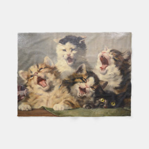 Manta Polar Sinfonía de gatitos por Julius Adam II