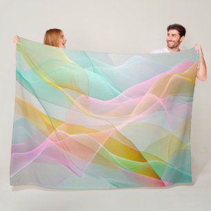 Manta Polar Sinfonía de Pastel de Cintas Flotantes Sutiles
