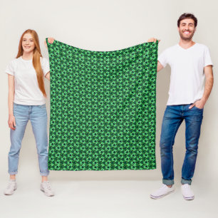 Manta Polar Sinfonía en verde