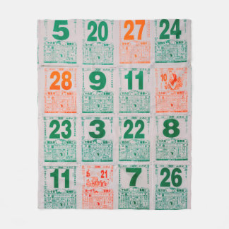 Manta Polar Singapur-21 JUL 2019: Papel del calendario chino v