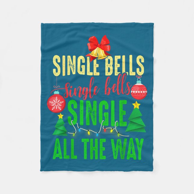 Manta Polar Single Bells Single All The Ways Funny Christmas S (Anverso)