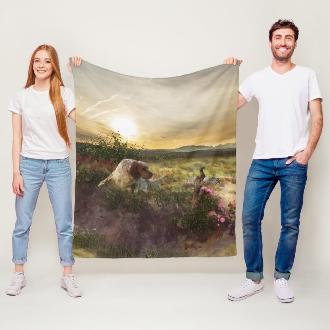 Manta Polar Sintetizador inglés, caza faisana (In situ)